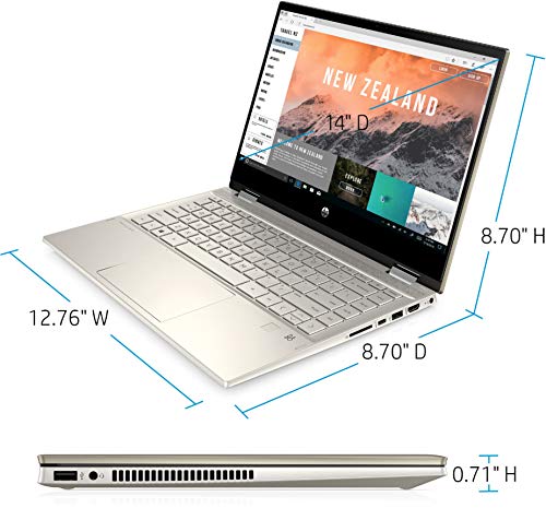 2020 HP Pavilion x360 14″ FHD WLED Touchscreen 2-in-1 Convertible Laptop, Intel Core i5-1035G1 up to 3.6GHz, 8GB DDR4, 256GB SSD, 802.11ac, Bluetooth, Webcam, HDMI, Fingerprint Reader, Windows 10 | The Storepaperoomates Retail Market - Fast Affordable Shopping