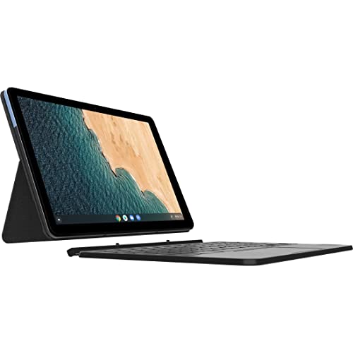 Lenovo IdeaPad Duet Chromebook ZA6F0028CA 10.1″ Touchscreen Detachable 2 in 1 Chromebook – Full HD – 1920 x 1200 – Octa-core (8 Core) 2 GHz – 4 GB RAM – 64 GB Flash Memory – Ice Blue, Iron Gray