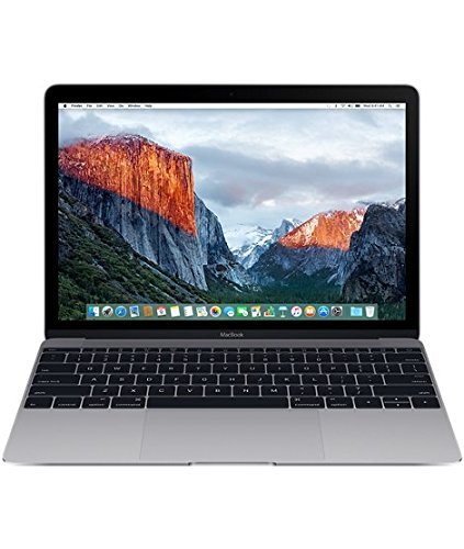 Apple MacBook MLH82LL/A 12-Inch Laptop with Retina Display, Space Gray, 512 GB (Discontinued by Manufacturer) (Renewed)