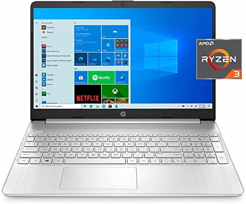 HP 15 Laptop,15.6″ FHD, Ryzen 3-3250U, 8GB DDR4 RAM, 512GB SSD, AMD Radeon Graphics, HDMI, Webcam, Long Lasting Battery, Silver, Windows 10