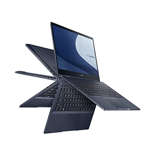 ASUS ExpertBook B5 Thin & Light Flip Business Laptop, 13.3” FHD OLED, Intel Core i7-1165G7, 1TB SSD, 32GB RAM, all day battery, Enterprise-grade video conference, NumberPad, Win 10 Pro, B5302FEA-XH77T