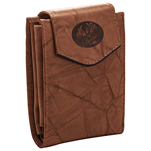 Buxton Heiress Convertible Billfold Wallet, Brown, One Size