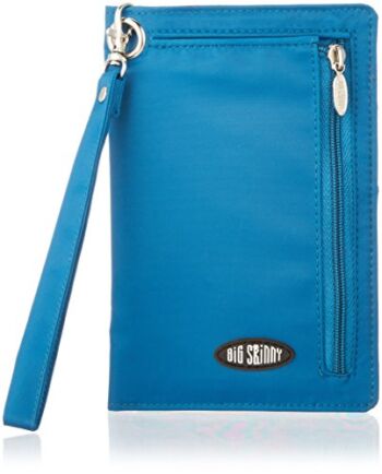 Big Skinny Women’s RFID Blocking Plus Size myPhone Bi-Fold Slim Wallet, Holds Up to 20 Cards, Ocean Blue | The Storepaperoomates Retail Market - Fast Affordable Shopping