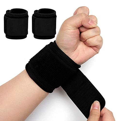 EPOXY SEA 2 Pack Wrist Brace Working Out,Wrist Support Brace,Wrist Wraps,Wrist Brace for Carpal Tunnel,Wristbands for Men and Women,Wrist Straps for Pain-Adjustable,Comfortable,Highly Elastic
