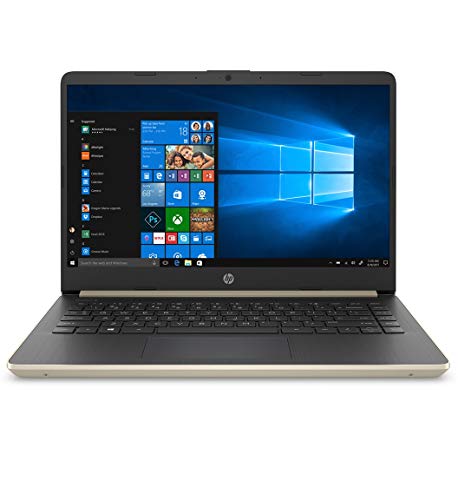 HP 14.0″ WLED-Backlit Micro-Edge Display Laptop PC, Intel Quad-Core i5-1035G1 up to 3.6GHz, 8GB DDR4, 256GB SSD + 16GB Intel Optane Memory, Webcam, Bluetooth, HP Fast Charge, HDMI, Windows 10, Gold