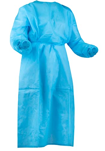 Level 2 Disposable Isolation Gown BH Supplies Fully Closed Double Tie Back and Front, Fluid Resistant, AAMI Level 2, Unisex – 20 Pack