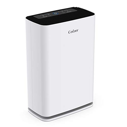 COLZER 2500 Sq. Ft. HEPA Air Purifiers for Home Large Room 4-Stage Air Filtration to Clean 99.97% of Hair, Dust, Smoke, Odor for Bedroom Living Room Office