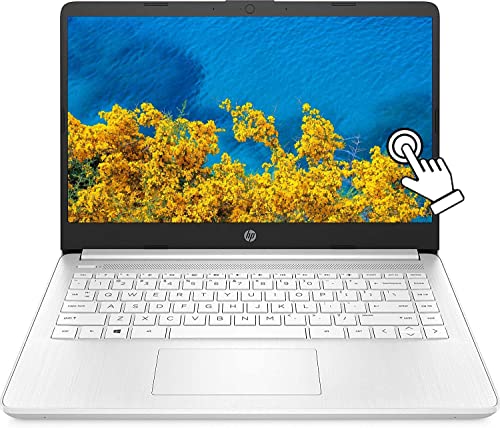 HP 14 Laptop HD Touchscreen, AMD Ryzen 3 3250U Processor(up to 3.5 GHz), 8GB DDR4 RAM, 512GB SSD, HDMI, Bluetooth, Wi‑Fi 5,Webcam,Win11,Natural Silver