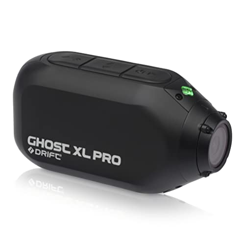 Drift Ghost XL Pro – 4K Action Camera, Image Stabilization, Waterproof, Rotatable Lens, Dashcam Mode, Livestreaming, Clone Mode, 7hr Battery Life at 1080P & 4.5hr Battery Life at 4K