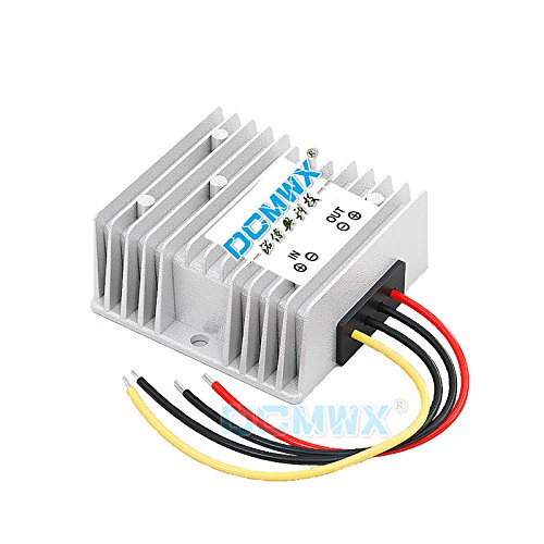 DCMWX buck voltage converters 24V converts to 12V step down car power inverters Input DC15V-40V Output 12V1A2A3A5A8A10A12A15A16A18A waterproof power adapt