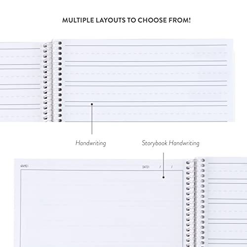 8.5″ x 11″ Spiral Bound Kid’s Story Notebook – Llama Lineup. 160 Pages of 80 lb. Mohawk Paper. Perfect for Practicing Handwriting, Drawing & Storytelling. Stickers Included by Erin Condren. | The Storepaperoomates Retail Market - Fast Affordable Shopping