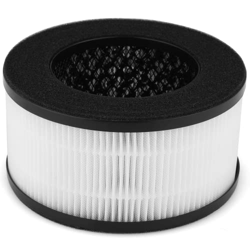 Slevoo Air Purifier Filter Replacement for BS-01, 3-in-1 HEPA Air Filter Replacement Compatible Slevoo BS-01 HEPA Air Purifiers
