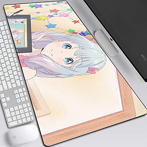 (900X400X3Mm) Non Slip Mouse Pad Mouse Pad Cute Sexy Girl Pad Mouse Rubber Animation Koizumi Sagittal Diagram Mouse Pad Game Console Keyboard Computer Pad Boy Girl Pad