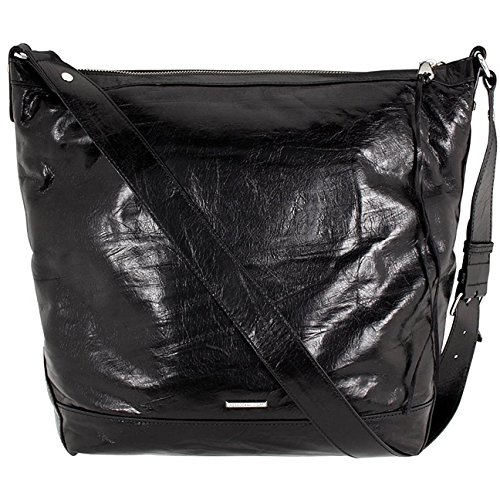 Rebecca Minkoff Regan Ladies Large Leather Hobo Handbag HU17EDSH46, Black