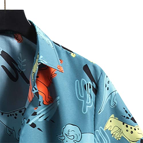 ZNNE Hawaiian Shirts for Mens, Summer Outdoor Short Sleeve Casual Loose T-Shirts Button Down Shirt Tropical Beach Tops Mens Christmas Shirts Golf Shirts Ping Golf Shirts for Men Polo Shirts for Men | The Storepaperoomates Retail Market - Fast Affordable Shopping