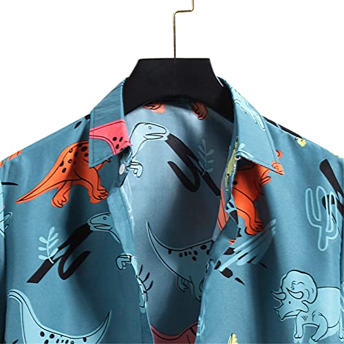 ZNNE Hawaiian Shirts for Mens, Summer Outdoor Short Sleeve Casual Loose T-Shirts Button Down Shirt Tropical Beach Tops Mens Christmas Shirts Golf Shirts Ping Golf Shirts for Men Polo Shirts for Men | The Storepaperoomates Retail Market - Fast Affordable Shopping