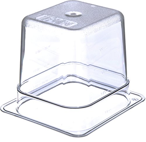 CFS Plastic Food Pan 1/6 Size 6 Inches Deep Clear (Pack of 6) | The Storepaperoomates Retail Market - Fast Affordable Shopping