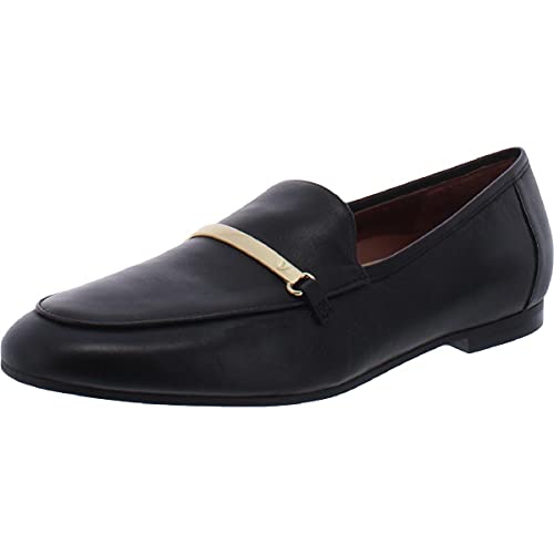 Vionic Women’s North Evie – Ladies Loafer Flat with Concealed Orthotic Arch Support 5 Medium Black US