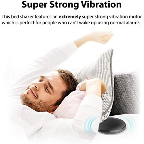 VibroSaver Extremely Strong Vibration Bed Shaker Smart Wi-Fi Alarm Clock with Multiple Alarm & Vibration Settings, Immediate Remote Vibration & Voice Control; For Heavy Sleepers, Deaf People & Seniors | The Storepaperoomates Retail Market - Fast Affordable Shopping
