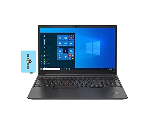 2021 Lenovo ThinkPad E15 Gen 2 15.6″ FHD Display Business Laptop (Intel i5-1135G7 4-Core, 16GB RAM, 512GB PCIe SSD, Intel Iris Xe, (1920×1080), Backlit KB, FP, WiFi 6, BT 5.2, Webcam, Win10P) w/Hub