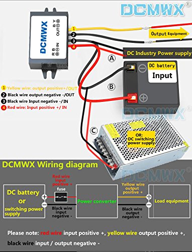DCMWX® Low Power Consumption Buck Voltage converters New 24V Turns to 12V Step Down car Power inverters Input DC15V-40V Output 12V1A2A3A Waterproof Power adapters | The Storepaperoomates Retail Market - Fast Affordable Shopping