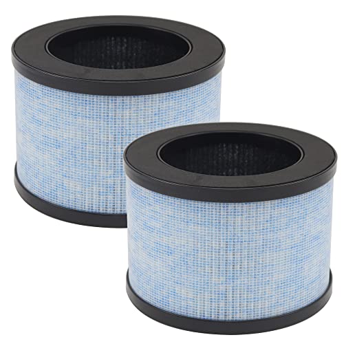 H13 Premium True HEPA Filter, DH-JH01 Upgrade HEPA Filter Replacement for AROEVE, Pomoron and KLOUDI DH-JH01 , Intelabe EPI080/EP1080 & Elechomes EPI081/EP1081, 2 Pack