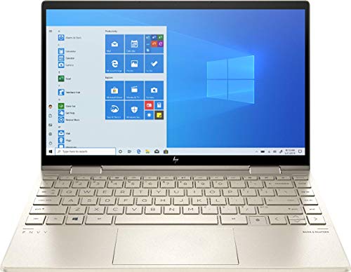 HP Envy x360 2-in-1 13.3″ FHD IPS Touchscreen Laptop Intel Evo Platform 11th Gen Core i7-1165G7 8GB Memory 512GB SSD Pale Gold – Backlit Keyboard -Fingerprint Reader -Thunderbolt (Renewed)