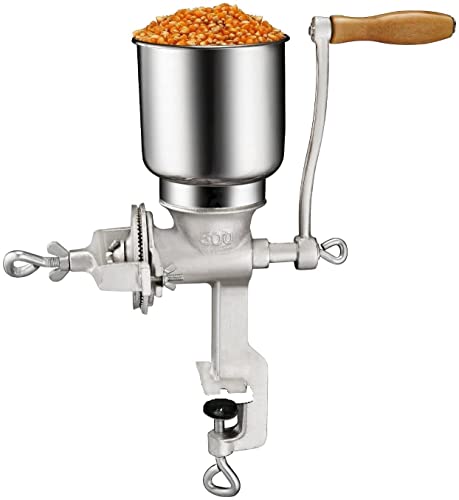 Premium Quality Cast Iron Corn Grinder For Wheat Grains Or Use As A Nut Mill