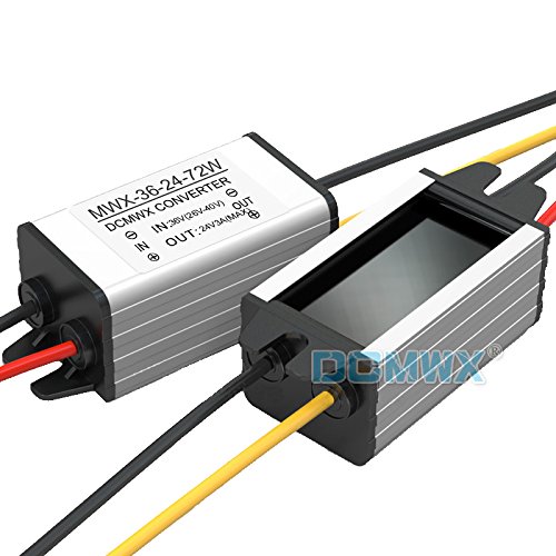 DCMWX buck voltage converters 36V alters to 24V step down car power inverters Input DC26V-40V Output 24V1A2A3A waterproof power adapters