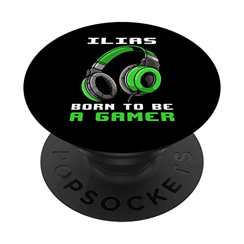 Ilias – Born To Be A Gamer – Personalized PopSockets Swappable PopGrip
