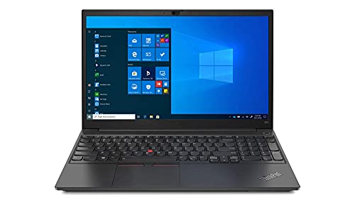 Lenovo ThinkPad E15 G2 15.6″ Notebook, Intel Core i5-1135G7, 8GB RAM, 256GB SSD, Intel Iris Xe Graphics, Windows 10 Pro, Glossy Black (20TD00B7US)