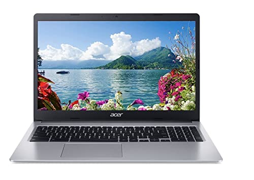 Acer Chromebook 315 Laptop Computer 15.6” HD Display Intel Celeron N4020 Processor(Up to 2.6GHz) 4GB RAM 32GB eMMC + 128GB Card, HD Webcam, WiFi,12+ Hours Battery, Chrome OS | TGCD Bundle