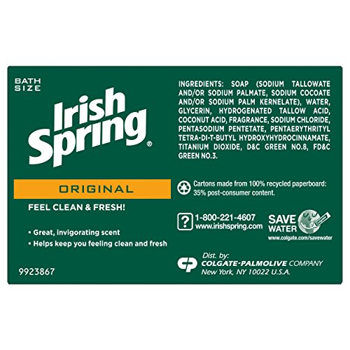Irish Spring Deodorant Soap, Original Bar Soap (8 Count) | The Storepaperoomates Retail Market - Fast Affordable Shopping