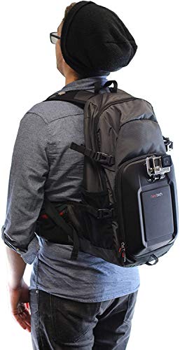 Navitech Action Camera Backpack & Red Storage Case with Integrated Chest Strap – Compatible with AKASO V50 Pro Action Camera | The Storepaperoomates Retail Market - Fast Affordable Shopping
