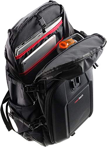 Navitech Action Camera Backpack & Red Storage Case with Integrated Chest Strap – Compatible with AKASO V50 Pro Action Camera | The Storepaperoomates Retail Market - Fast Affordable Shopping