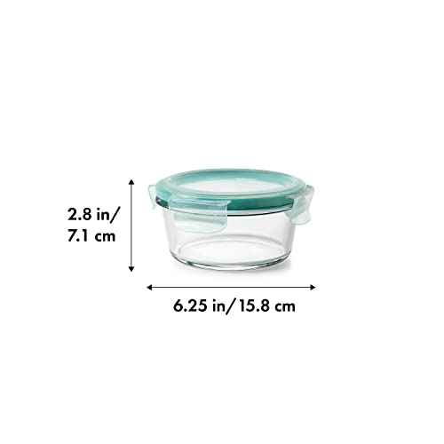 OXO Good Grips 2 Cup Smart Seal Glass Round Food Storage Container | The Storepaperoomates Retail Market - Fast Affordable Shopping