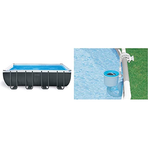 INTEX 26355EH 18ft x 9ft x 52in Ultra XTR Pool Set with Sand Filter Pump & Deluxe Wall Mount Surface Skimmer