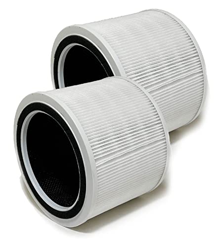 Nispira 3-in-1 True HEPA Replacement Filters Compatible with LEVOIT Core 200S Air Purifier. Compared to Part Core 200S-RF, 2 Packs