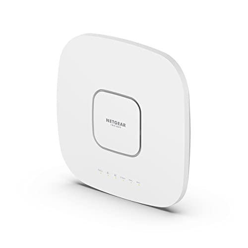NETGEAR Cloud Managed Wireless Access Point (WAX630E) – WiFi 6E Tri-Band AXE7800 Speed | Mesh | MU-MIMO | 802.11axe | Insight Remote Management | PoE++ | Power Adapter not Included
