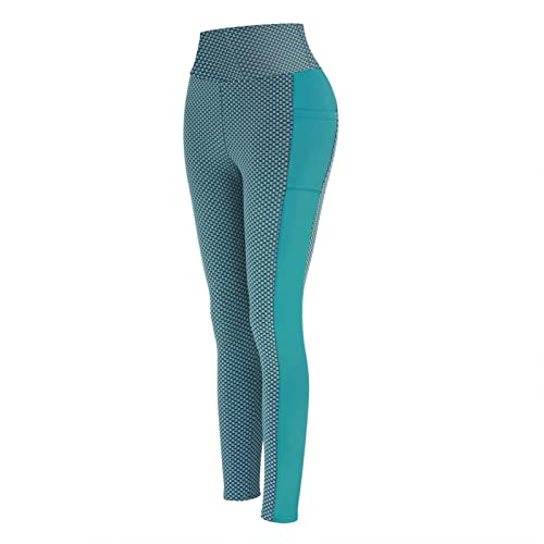 Manneey Leggings with Pocketss for Women Butt Lifting Tummy Control High Waisted Running Sports Pants Exercise Leggings Green | The Storepaperoomates Retail Market - Fast Affordable Shopping