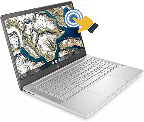 HP 14in Touchscreen Chromebook Intel Celeron N4000 4GB RAM 32GB eMMC Chrome OS14a-na0030nr Mineral Silver (Renewed)