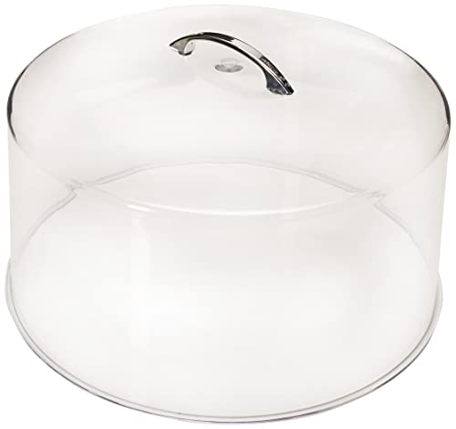 Winco, Clear CKS-13C Round Acrylic Cake Stand Cover, 12-Inch, 1 Pack