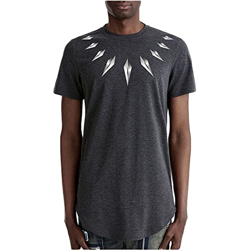 Graphic Tees for Men, Mens Short Sleeve Casual T-Shirt African Style Vacation Tops Round Neck Loose Fit Tops