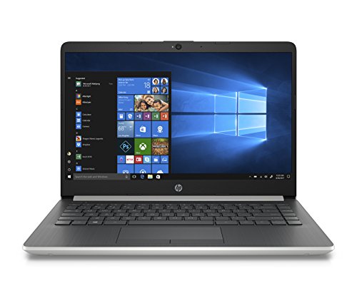HP 14-inch Laptop, Intel Pentium Silver N5000 Processor, 4 GB SDRAM, 128 GB Solid State Drive, Windows 10 Home in S Mode (14-df0010nr, Natural Silver)