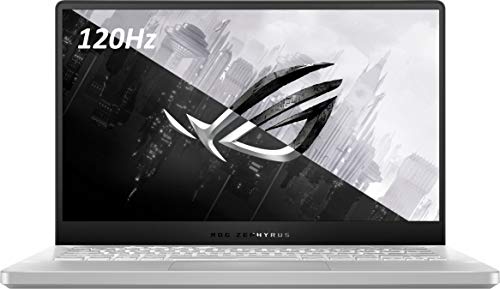 2021 Asus ROG Zephyrus G14 14″ FHD 120Hz Premium Gaming Laptop, AMD 8-core Ryzen 9 4900HS, 40GB RAM, 1TB PCIe SSD, NVIDIA GeForce RTX 2060 Max-Q 6GB, Backlit Keyboard, Windows 10, Moonlight White