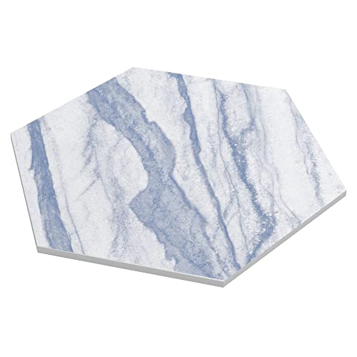 Ivy Hill Tile Macauba Hex Azur 4 in. x 0.43 in. Matte Porcelain Floor and Wall Tile Sample | The Storepaperoomates Retail Market - Fast Affordable Shopping