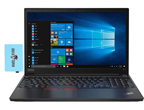 Lenovo ThinkPad E15 Home and Business Laptop (Intel i3-10110U 2-Core, 16GB RAM, 512GB SATA SSD, Intel UHD, 15.6″ Full HD (1920×1080), WiFi, Bluetooth, Webcam, 2xUSB 3.1, 1xHDMI, Win 10 Pro) with Hub