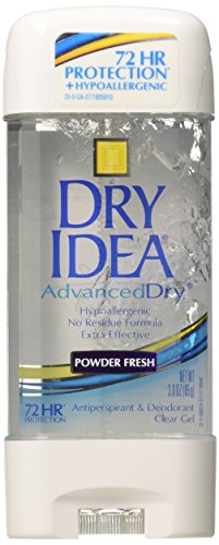 Dry Idea Clear Gel Antiperspirant/Deodorant, Powder Fresh – 3 oz