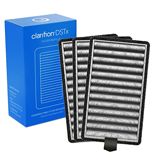 Clarifion – DSTx HEPA + Carbon Air Purifier Filters Replacement 3 Pack, Air Filter for Home, Bedroom, HEPA Filter for Air Purifiers, May Help with Dust, Odors, Smoke, Apartment Essentials