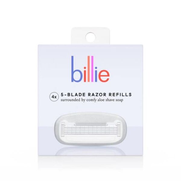 Billie Razor Refills 5-Blade Refill – 4 Count